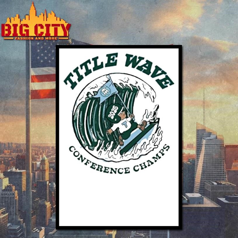 Title Wave Conference Champs 2025 Tulane Green Wave Shirt