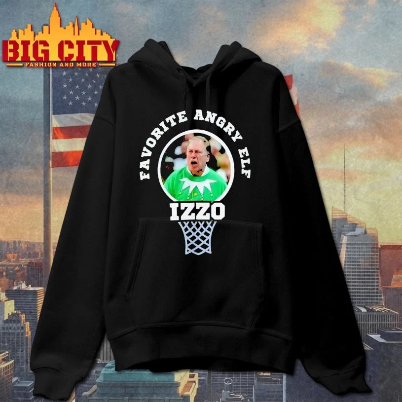 Tom Izzo Favorite Angry Elf Izzo shirt