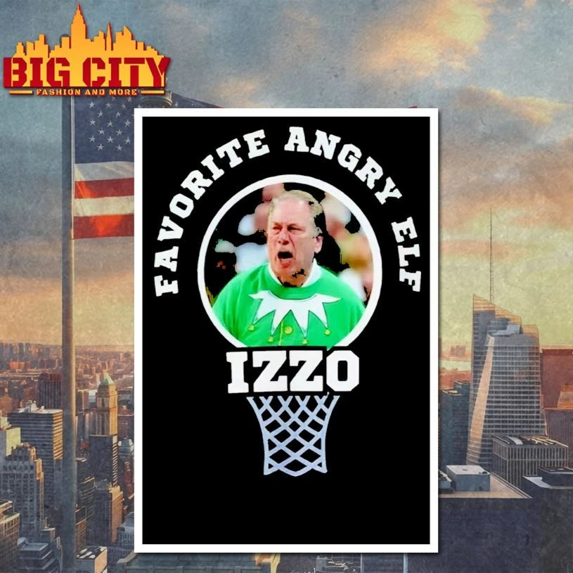 Tom Izzo Favorite Angry Elf Izzo shirt