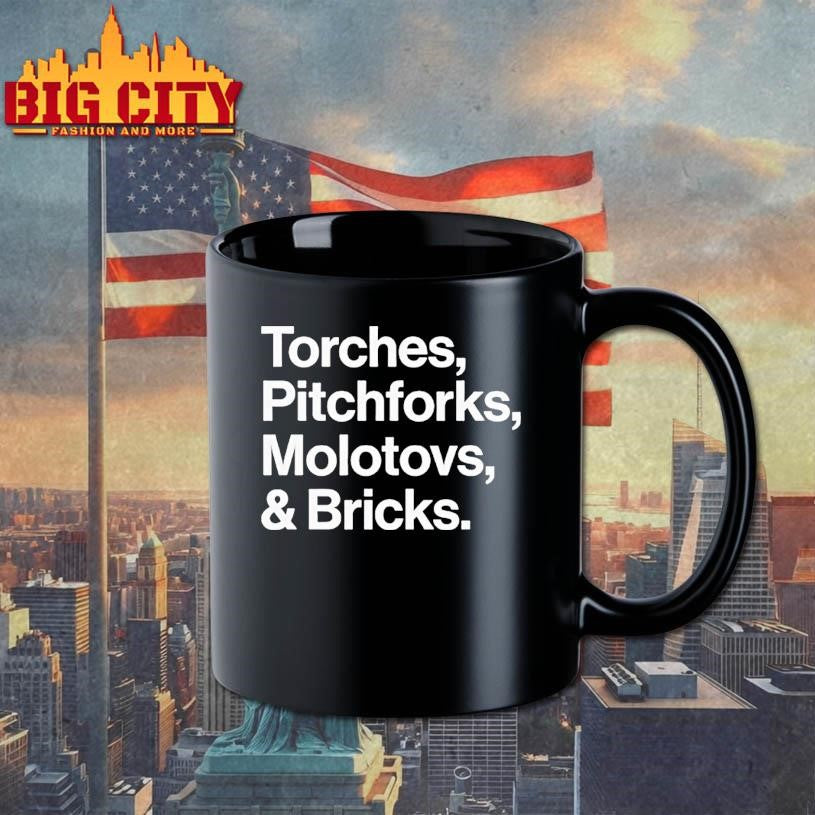Tom Morello Torches Pitchforks Molotovs And Bricks 2025 World Tour Shirt