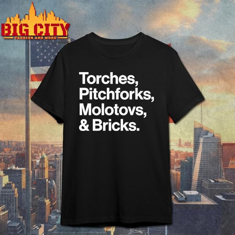 Tom Morello Torches Pitchforks Molotovs And Bricks 2025 World Tour Shirt
