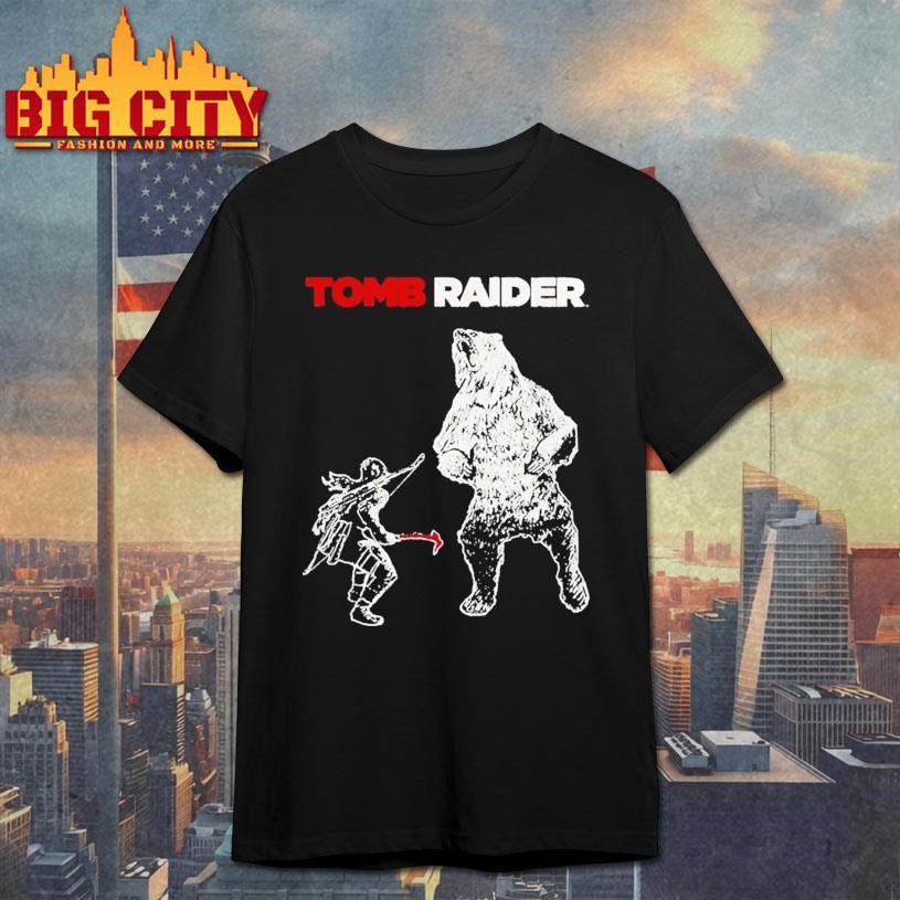 Tomb Raider Lara Vs Bear Shirt