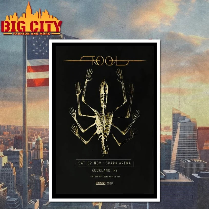 Tool Tour 2025 Spark Arena Auckland, NZ Poster shirt