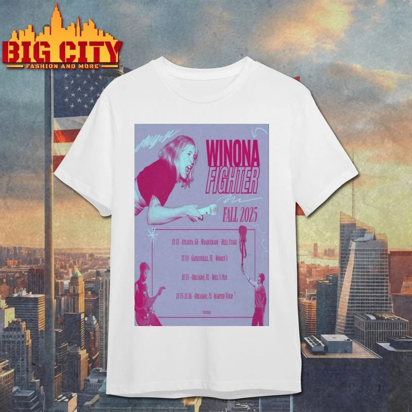 Top Winona Fighter Fall New Tour 2025 Poster shirt