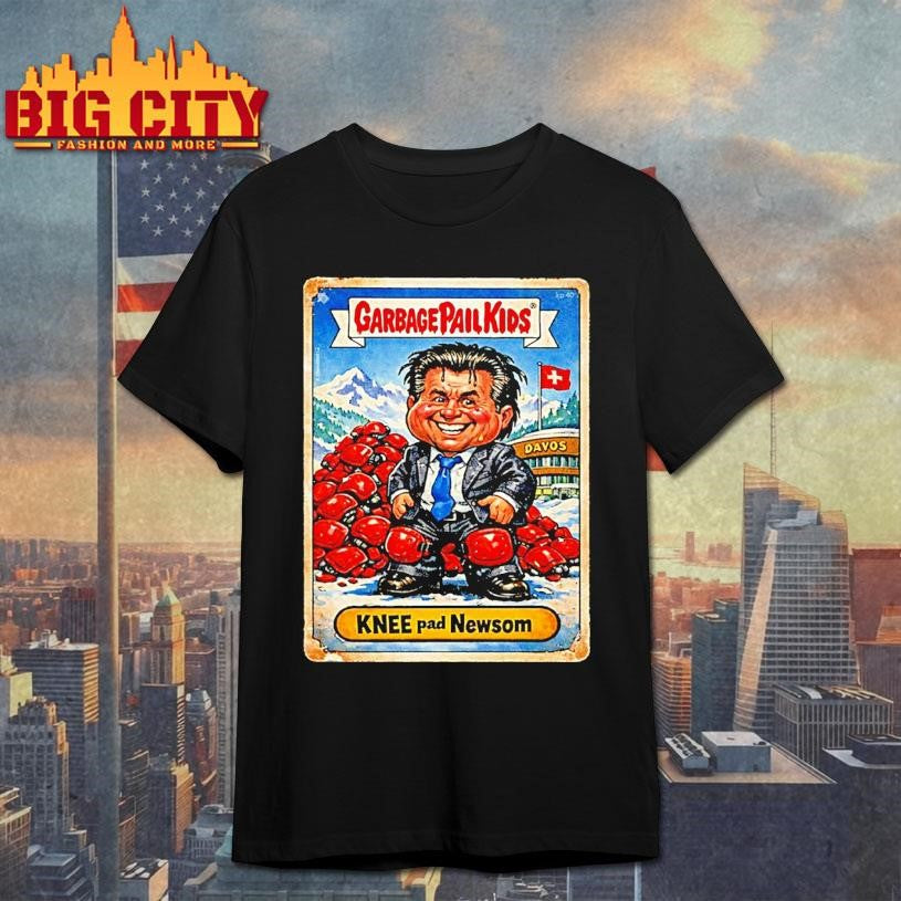 Topps Garbage Pail Kids Knee Pad Newsom Shirt