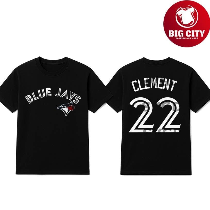 Toronto Blue Jay Ernie Clement 22 2 Sided Shirt