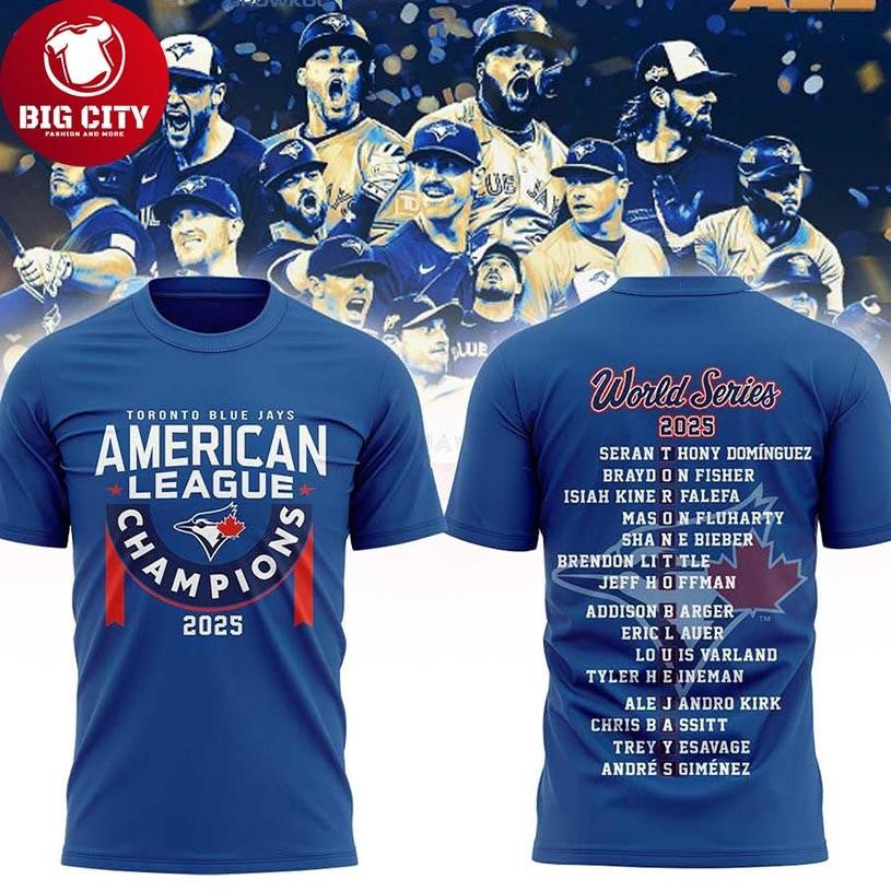 Toronto Blue Jays World Series Champions 2025 New Two Sided Shirt
