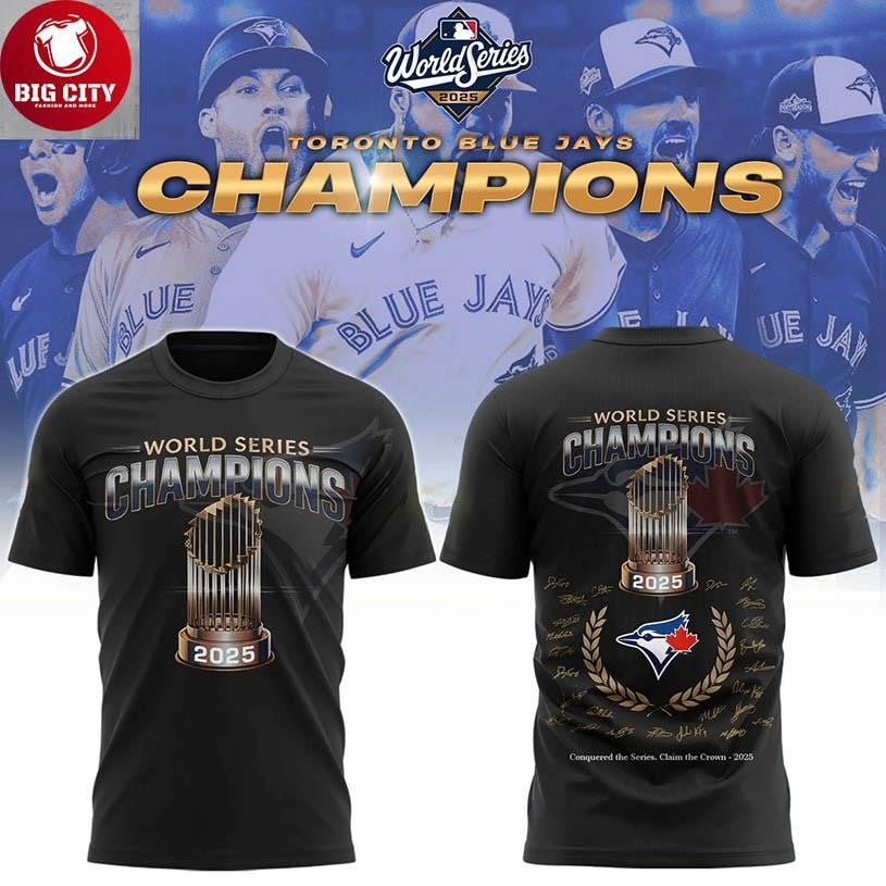Toronto Blue Jays World Series Champions Two Sided Shirt