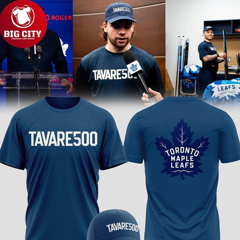 Toronto Maple Leafs John Tavares 500 Goals NHL Game 2025 Two Sided Shirt