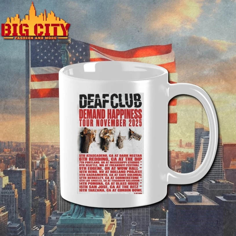 Tour 2025 Deaf Club Poster shirt
