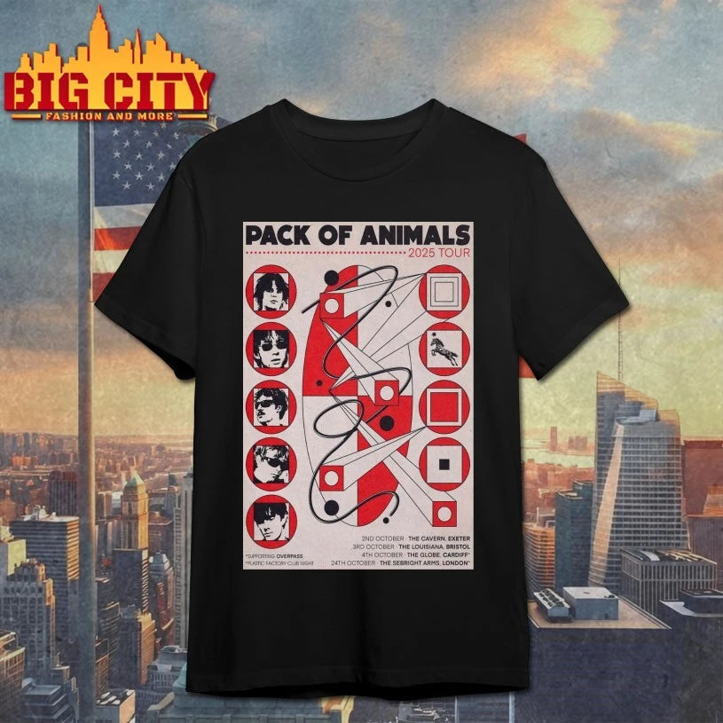 Tour 2025 Pack Of Animals Poster shirt