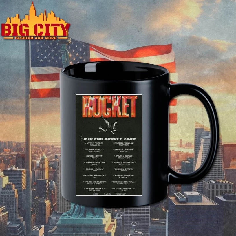 Tour 2025 Rocket Poster shirt