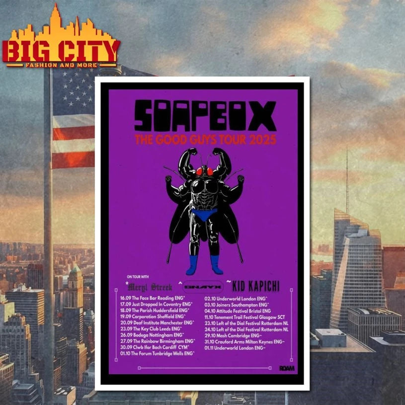 Tour 2025 Soapbox Poster shirt