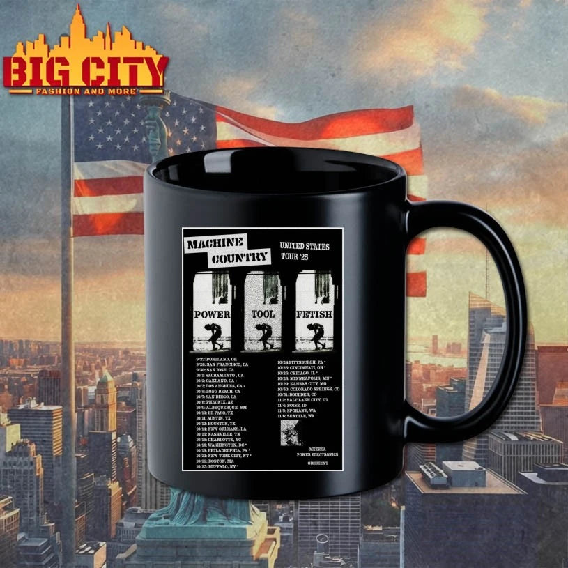 Tour Machine Country 2025 Poster shirt