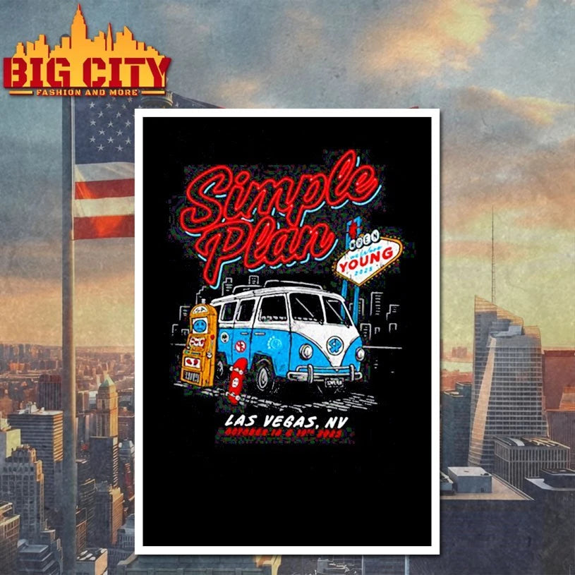 Tour Simple Plan Las Vegas, NV Oct 18 19 When We Were Young 2025 Shirt
