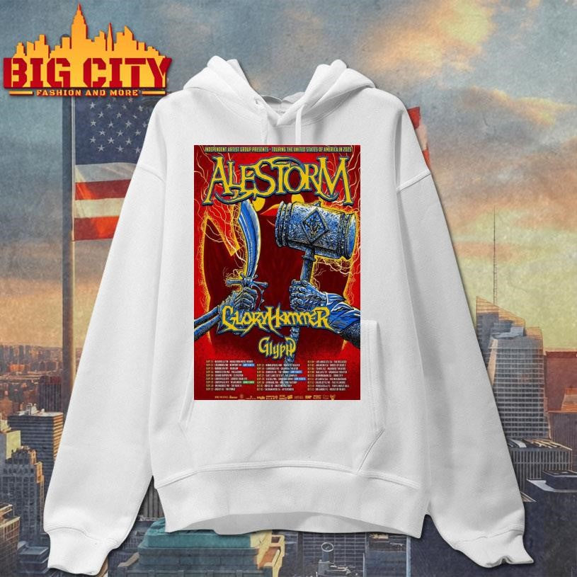 Tour Summer 2025 Alestorm Poster shirt