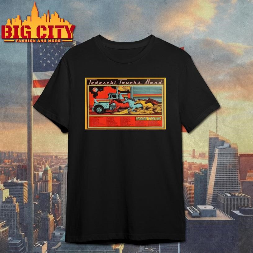 Tour Tedeschi Trucks Band Aug 2025 Poster shirt