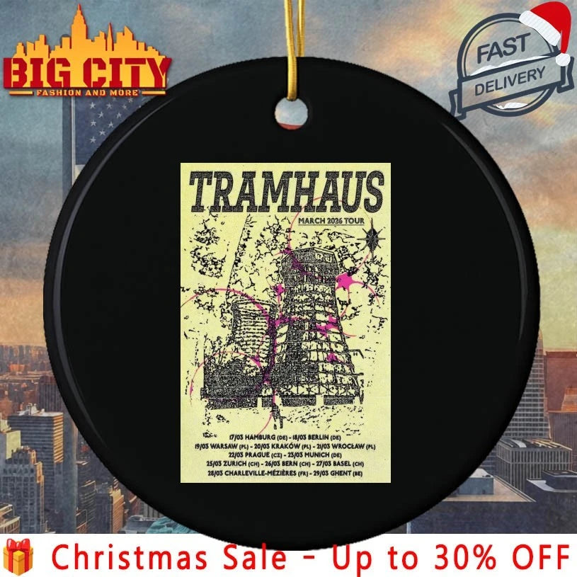 Tramhaus March 2026 Tour Poster shirt