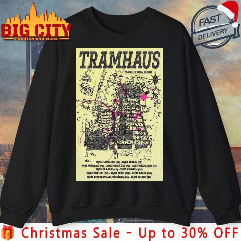Tramhaus March 2026 Tour Poster shirt