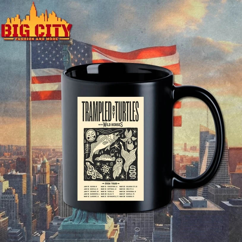 Trampled By Turtles Tour 2026 Print Poster Shirt