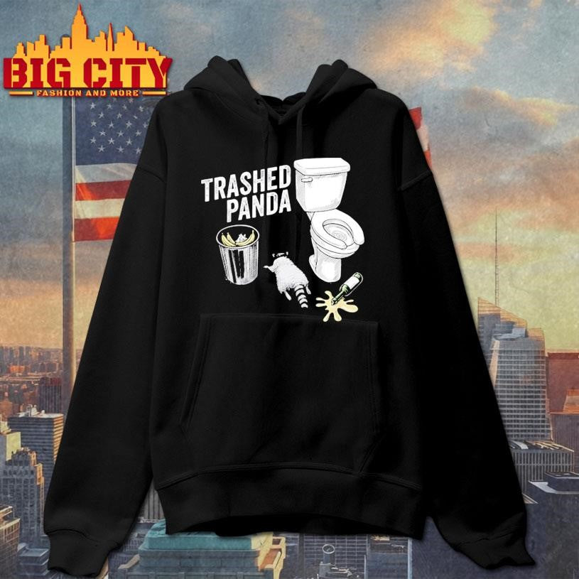 Trashed Panda Funny Drunk Raccoon Shirt