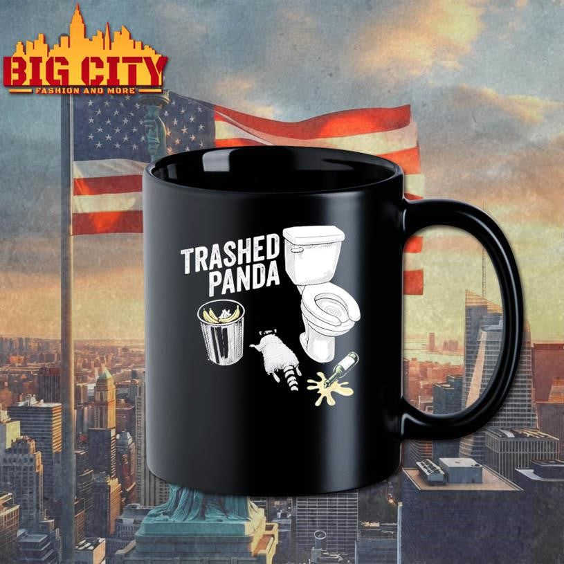 Trashed Panda Funny Drunk Raccoon Shirt