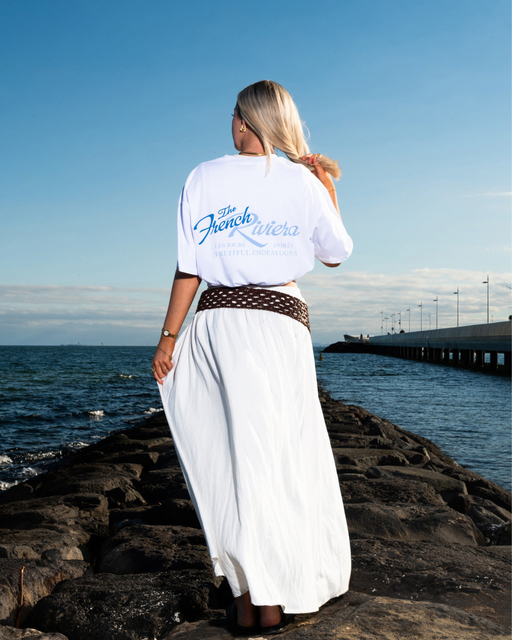 French Riviera Oversized Tee