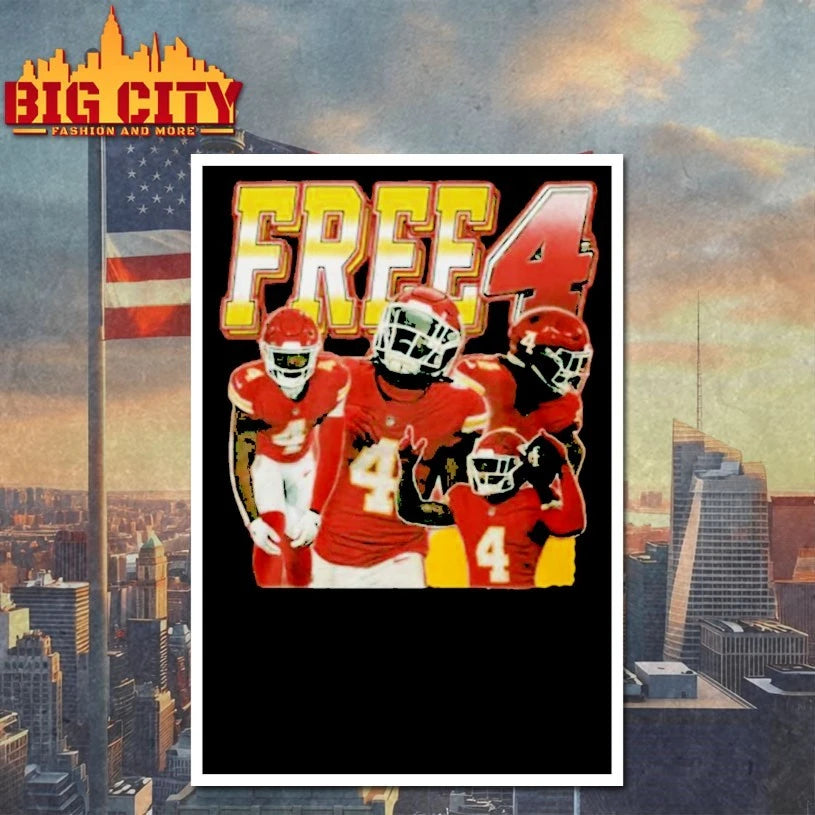 Travis Kelce Tyquan Thornton Rashee Rice Free 4 Shirt