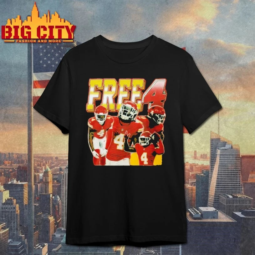 Travis Kelce Tyquan Thornton Rashee Rice Free 4 Shirt