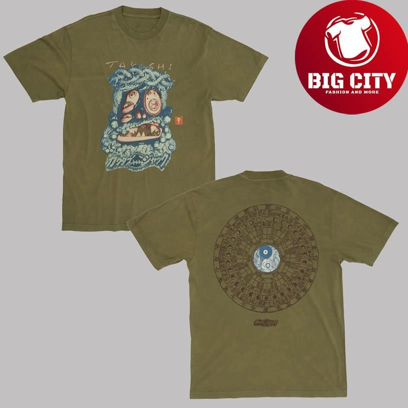 Travis Scott Cactus Jack X Takashi Murakami Melted Utopia Dream Zodiac Two Sided Shirt