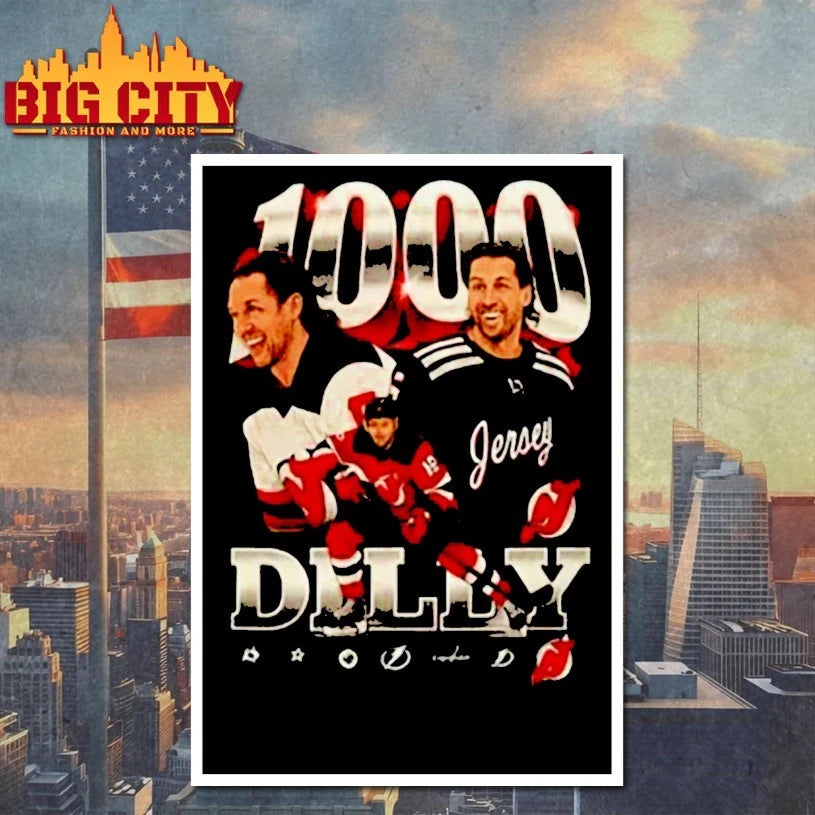 Travis Zajac 1000 Games shirt