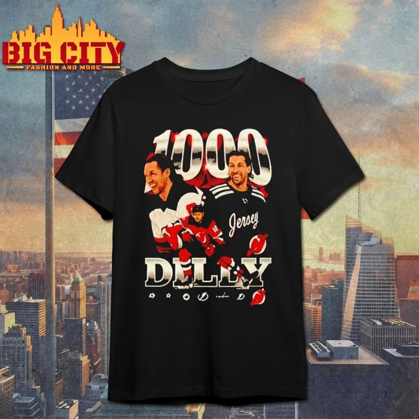 Travis Zajac 1000 Games shirt