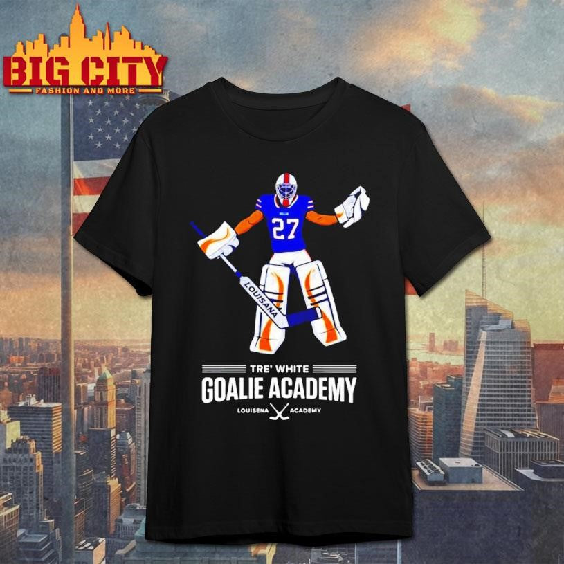 Tre White Goalie Academy Zero Goals Allowed Zero Games Shirt