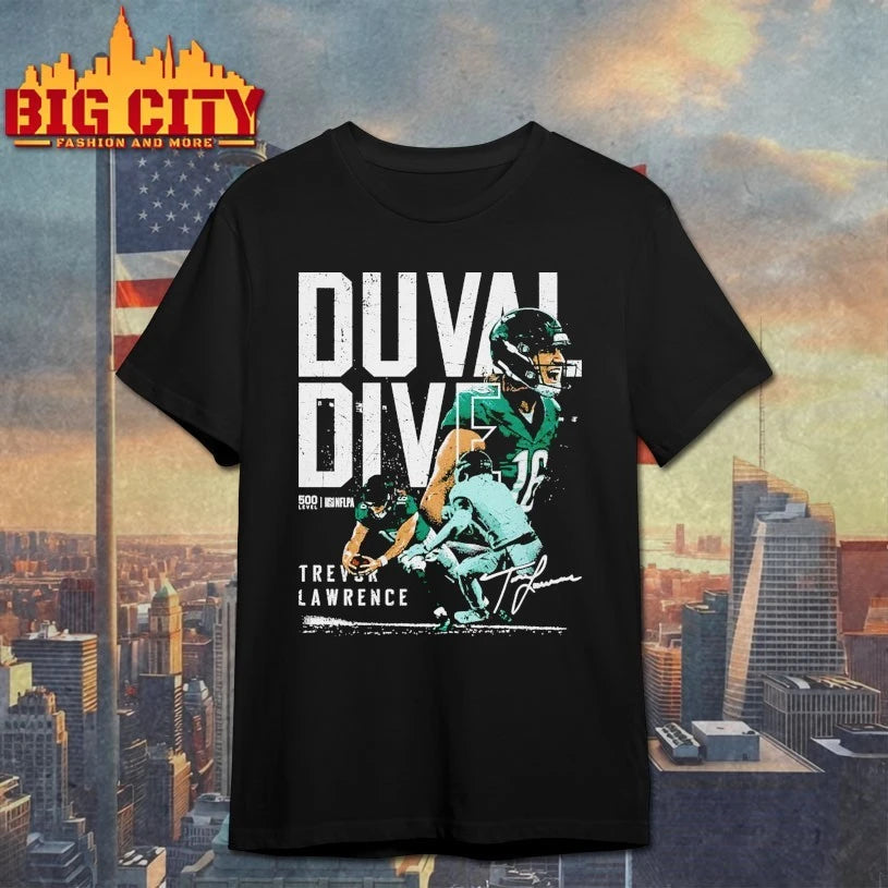 Trevor Lawrence Jacksonville Duval Dive Shirt