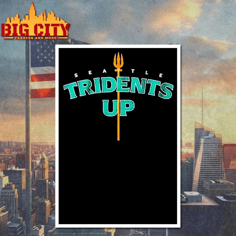 Tridents Up Seattle Mariners Mlb Baseball 2025 Shirt