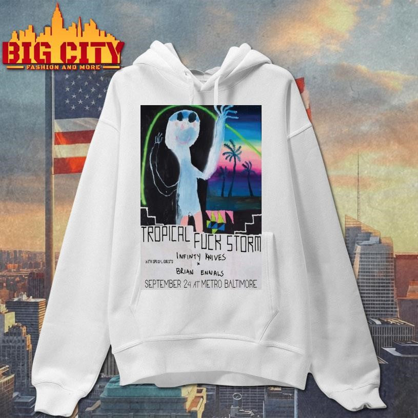 Tropical Fuck Storm Sep 24, 2025 Metro Baltimore, Baltimore, MD Poster Shirt