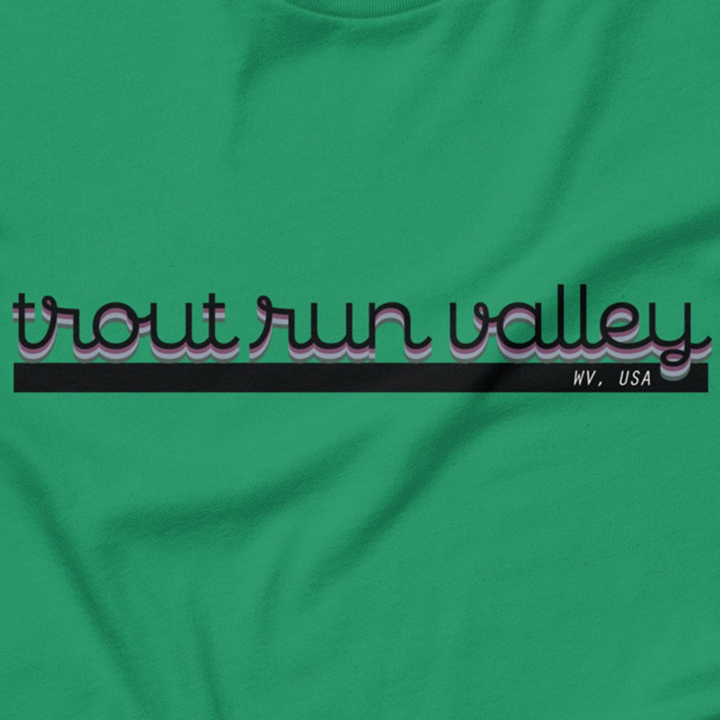 Trout Run Valley - Script - Unisex T-Shirt