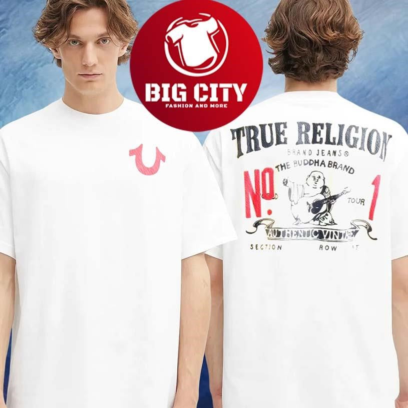 True Religion World Tour Logo Two Sided Shirt