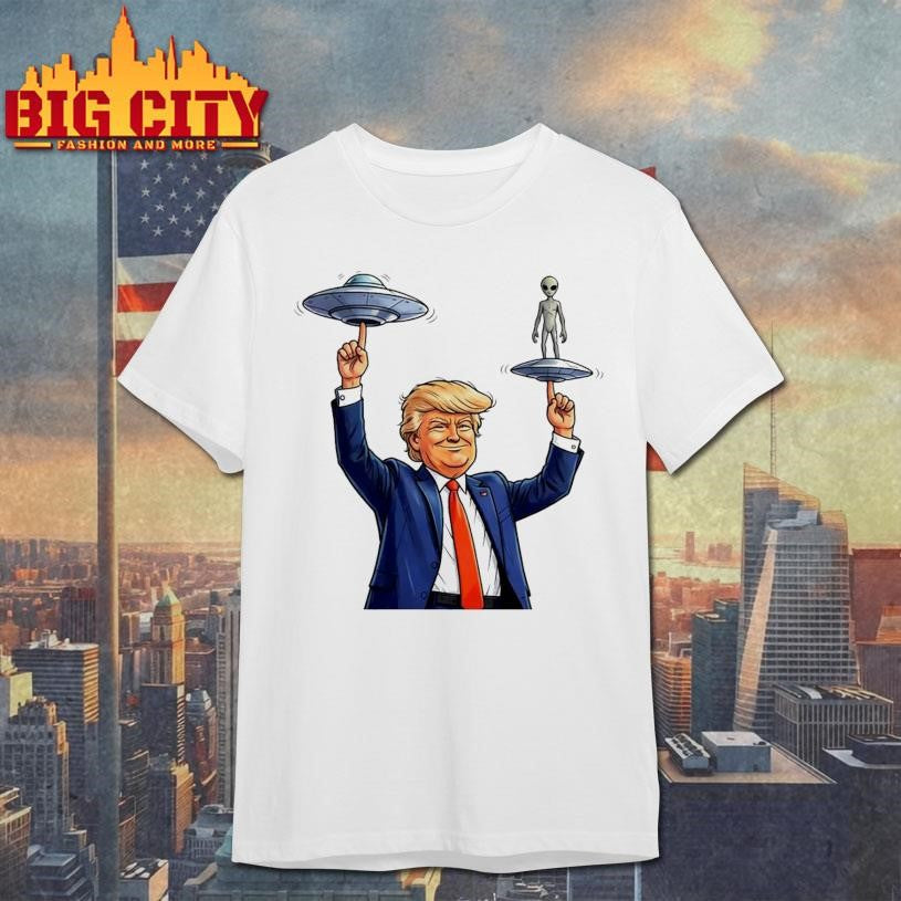 Trump Alien UFO Balancing Shirt