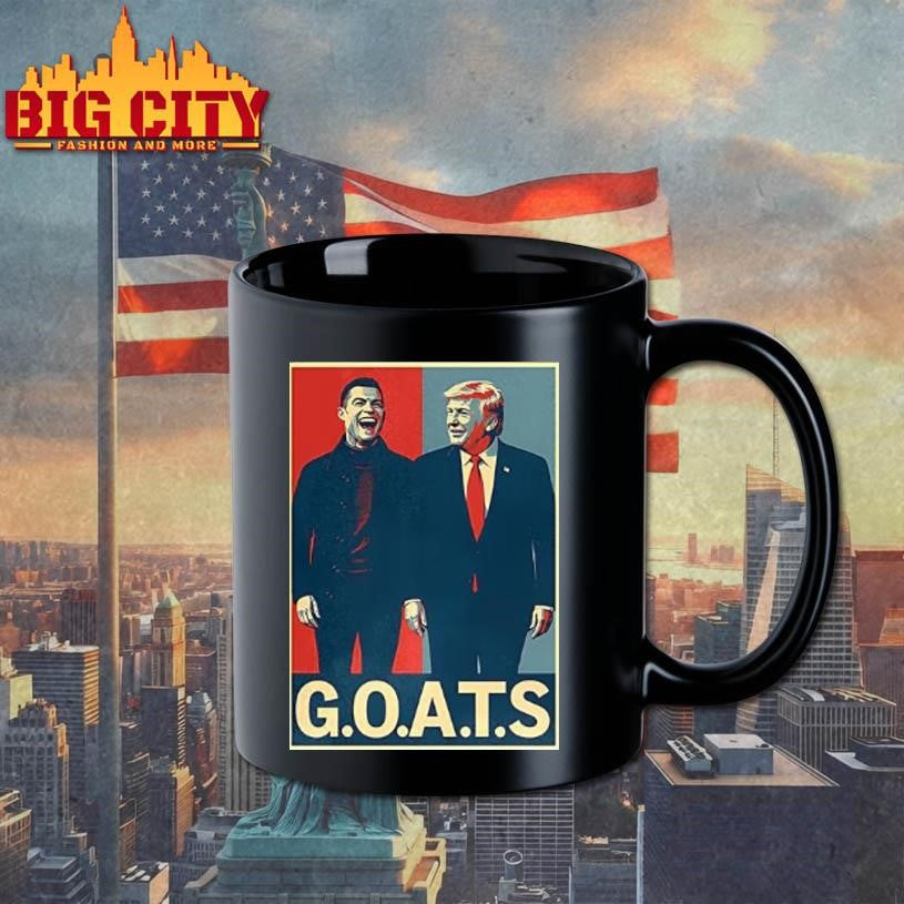 Trump And Ronaldo Goats Dark Shirt