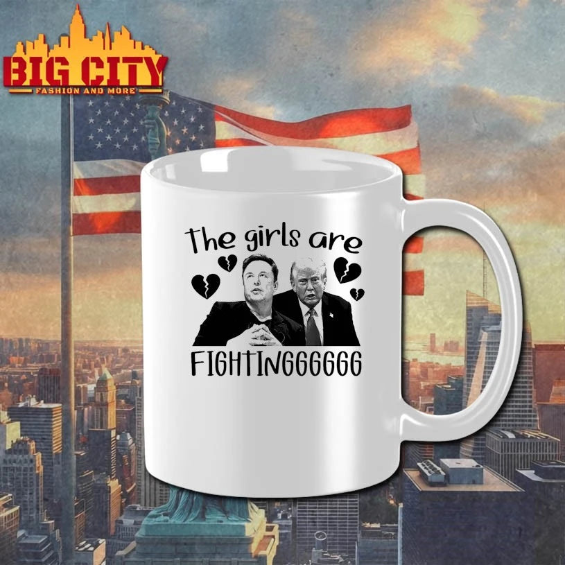 Trump Elon Musk The Girls Are Fighting shirt