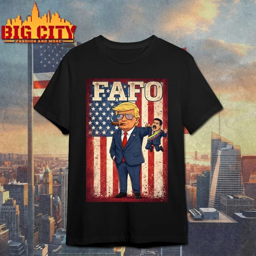 Trump FAFO Nicolas Maduro american flag shirt