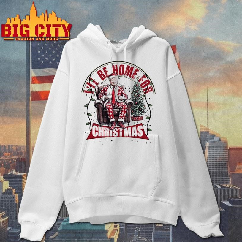Trump I’ll Be Home for Christmas Ugly Xmas Shirt