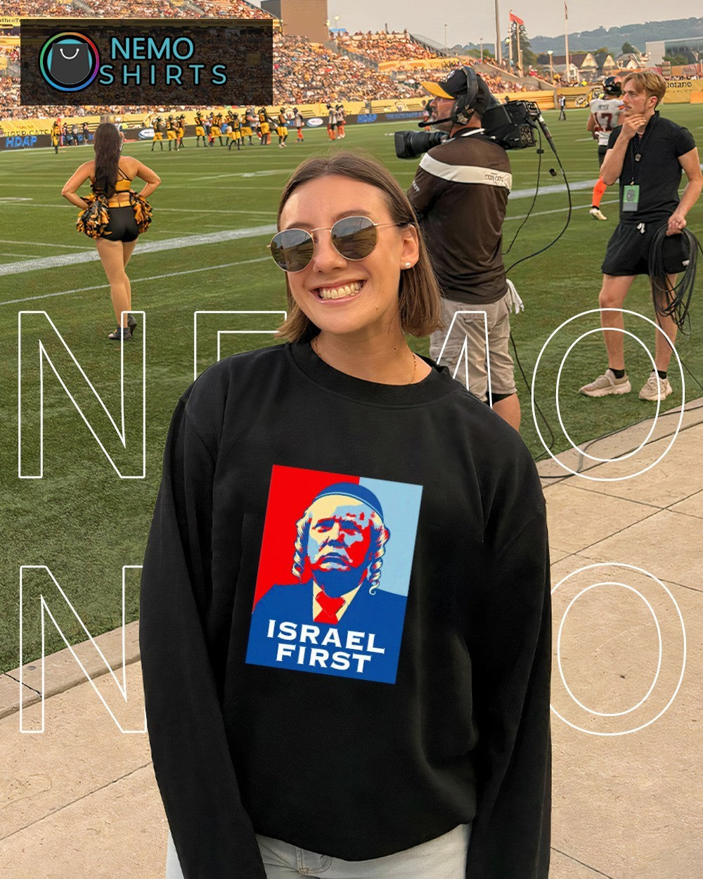 Trump Israel first shirt