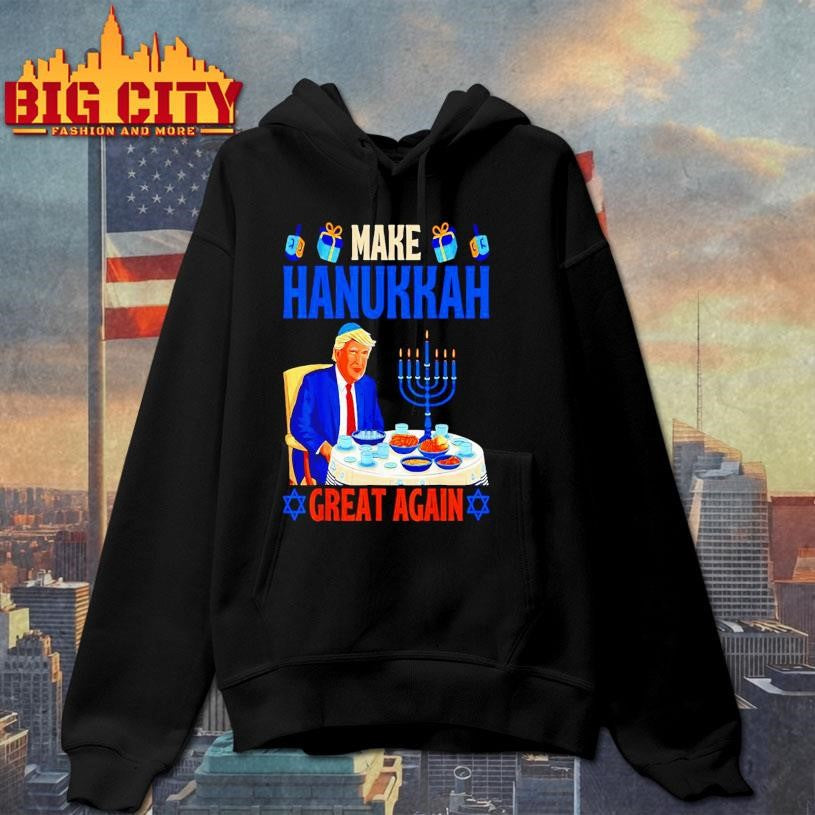 Trump Make Hanukkah Great Again Ugly Christmas Shirt