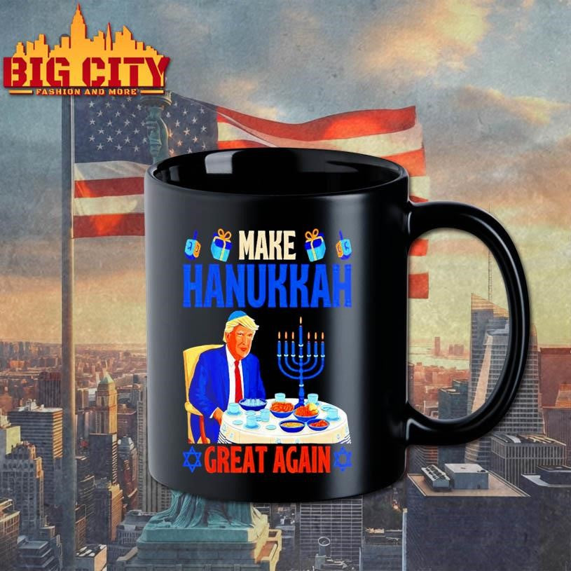Trump Make Hanukkah Great Again Ugly Christmas Shirt