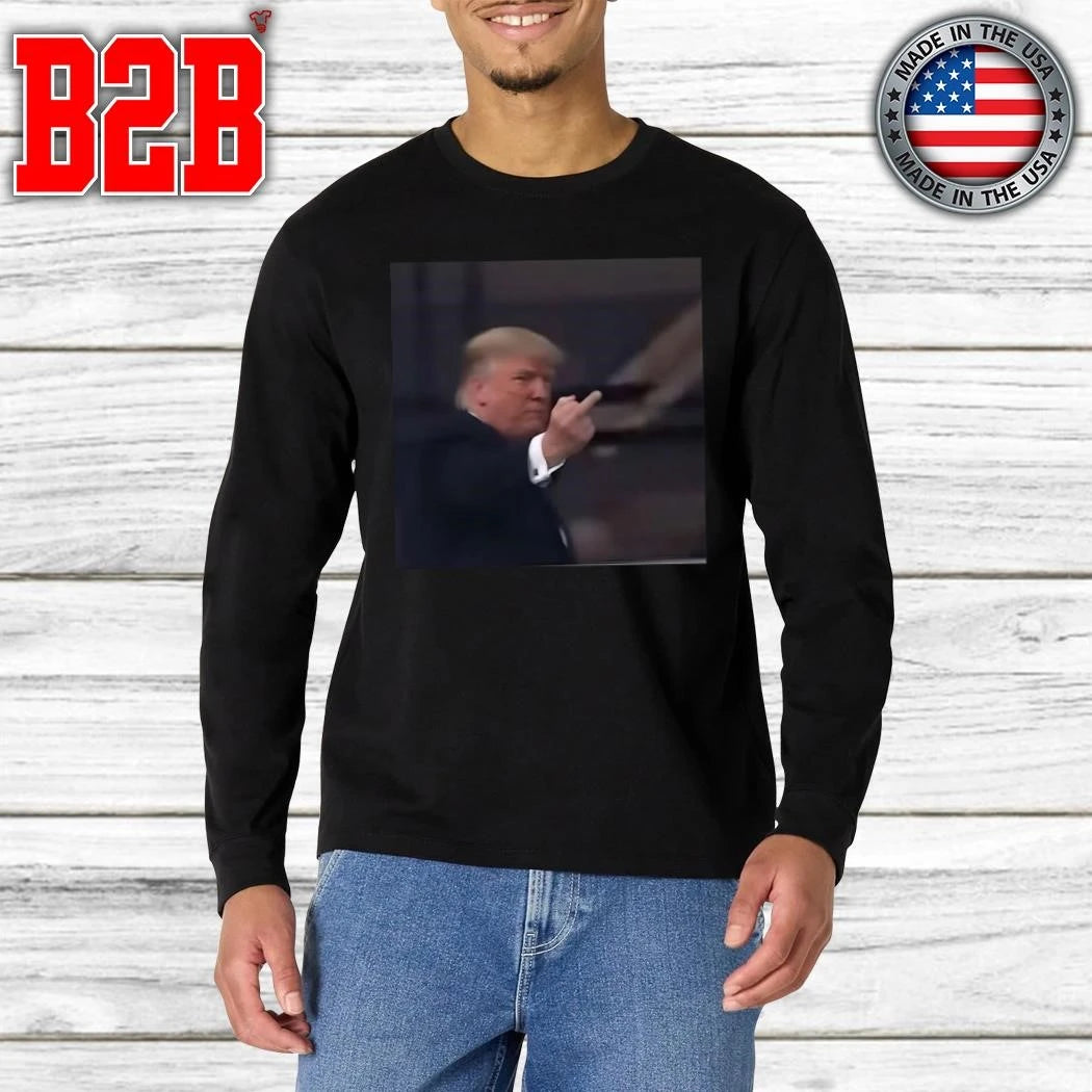Trump Middle Finger To Ford Worker Shirt