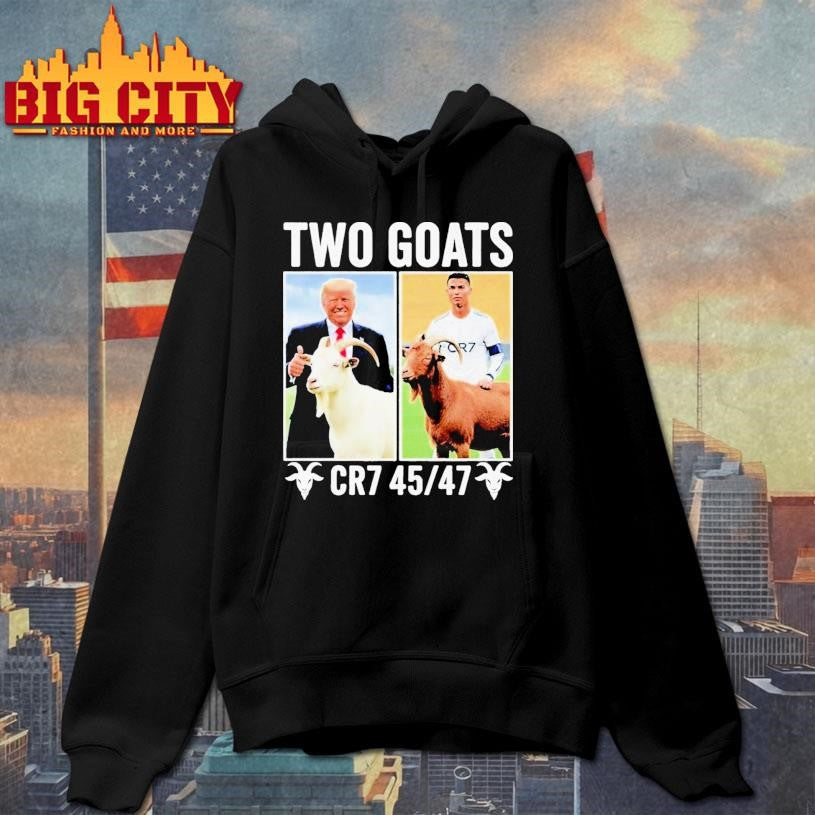Trump Ronaldo CR7 Two Goats Shirt