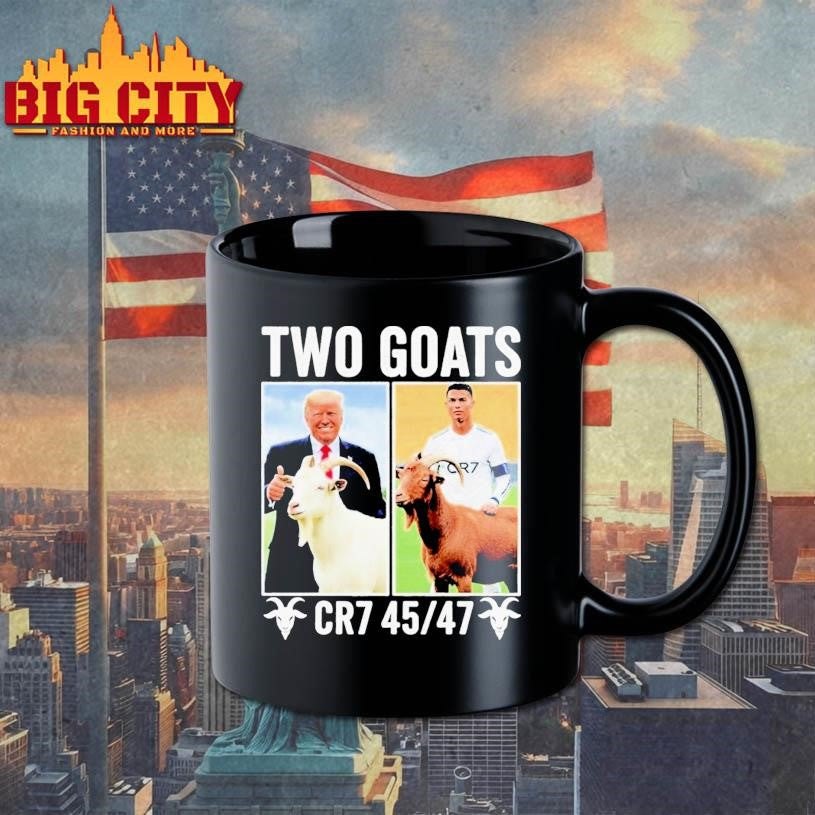 Trump Ronaldo CR7 Two Goats Shirt