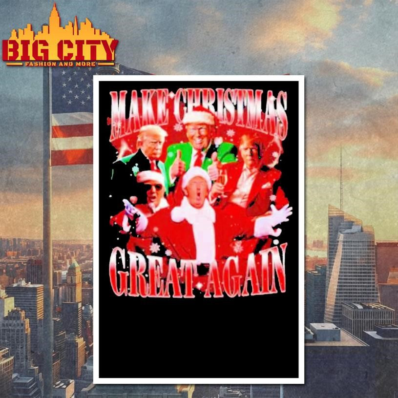 Trump Santa Make Christmas Great Again Premium Shirt